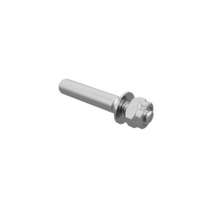 Global Truss Coupler Pin 2 - 10-Pack of Tapered Shear Pin with Threaded Tip and Nut for Conical Coupler