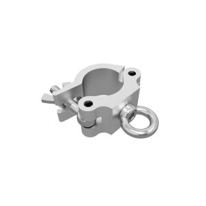 Global Truss Eye Clamp - Heavy Duty Pro Clamp with Eyebolt for 50mm Tubing in Silver Finish