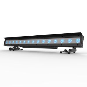 ADJ Lighting 15 Hex Bar IP - 15 x 12W RGBAW+UV LED IP65-Rated Bar with 25-Degree Beam in Black FInish