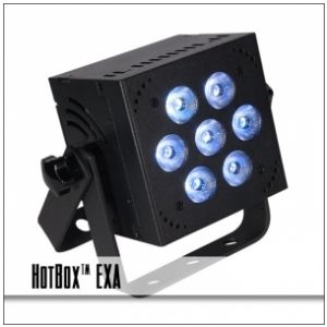 Blizzard Pro HotBox EXA - 7 x 15W RGBAW+UV LED Par with 25-Degree Beam in Black Finish