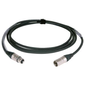 Lex DMX-5P-3-S - 3FT Install Grade DMX 5-Pin XLR 22AWG Extension Cable