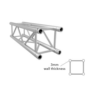 Global Truss DT-4113P - 8.20FT (2.5 Meter) 12" Square Straight Segment Truss with 3mm Wall Thickness