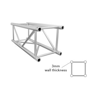 Global Truss DT-4161P - 1.64FT (0.5 Meter) 16" Square Straight Segment Truss with 3mm Wall Thickness