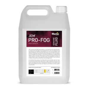 Martin JEM Pro-Fog Fluid, High Density - 4 x 2.5L Case (97120931)