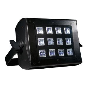 Max PartyPar UV - 12x LEDs 1W, lumière noire UV, mode DMX et stand alone