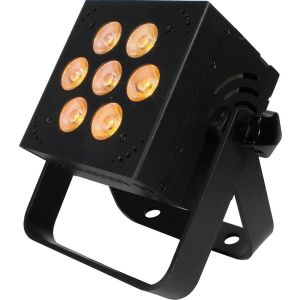 Blizzard Pro HotBox Infiniwhite - 7 x 5W Selectable White LED Par with 25-Degree Beam in Black Finish
