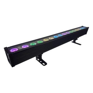 Blizzard Pro Motif Atelier 16FX - 16 x 15W RGB+WW LED IP65-Rated Bar with 10 x 40-Degree Beam in Black Finish