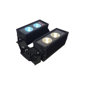 Blizzard Pro Blok 4 IP - 4 x 25W RGBAW LED IP65-Rated Battery Par with 39-Degree Beam and Wireless DMX in Black Finish
