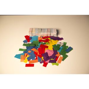 Chauvet DJ Funfetti Shot Refill (Color) - Multi-Colored Paper Confetti Refill Pack