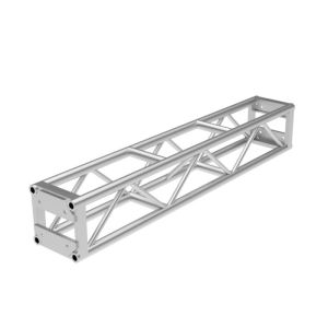 Global Truss DT-GP6 - 6FT 12" Square Straight Segment End Plated Truss with 2mm Wall Thickness