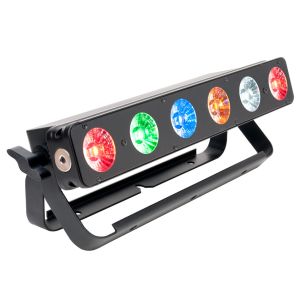 Elation Professional SixBar 500 - 6 x 12W RGBAW+UV LED Bar with 30-Degree Beam in Black Finish