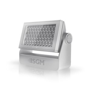 SGM Lighting i-2 UVA 365 POI - 365nm Ultraviolet LED IP66-Rated Marine Grade Wash Light with 8-Degree Beam in Black Finish