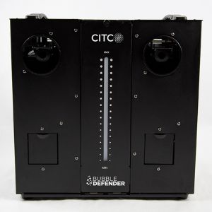 CITC Bubble Defender - Double Output Bubble Machine with Enclosed Fluid Tank and Built-in DMX Control