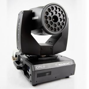 CITC Maniac II - 1600W Water-Based Moving Head Fog Machine with RGBA LED and DMX
