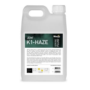 Martin K1 Haze Fluid - Water-Based Haze Fluid for Jem K1 Hazer (4 x 2.5 Liters)