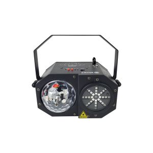 Blizzard Pro Minisystem - 4 x 3W RGBW LED Eye Candy with Laser and Strobe Effect Light