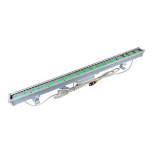 Blizzard Pro Motif Vignette - 18 x 10W RGB+WW LED IP65-Rated Bar with 25-Degree Beam in White Finish