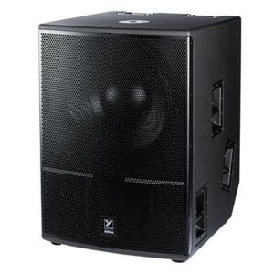 Yorkville ES21P - 2400W 21-inch Powered Rear Horn Loaded Subwoofer in Black Finish