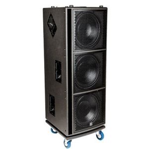 Yorkville SA315S - 6500W Triple 3-inch Bass Reflex Powered Subwoofer in Black Finish