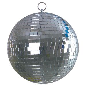 ProX MB-8 - 8-inch Mirror Ball with 3/8-inch Mirrored Tiles and Hanging Ring