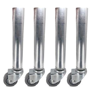QuickLock Staging QLMFL16 - 4-Pack of 16-inch High Fixed Legs with Casters