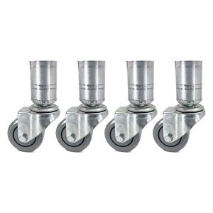 QuickLock Staging QLMFL8 - 4-Pack of 8-inch High Fixed Legs with Casters
