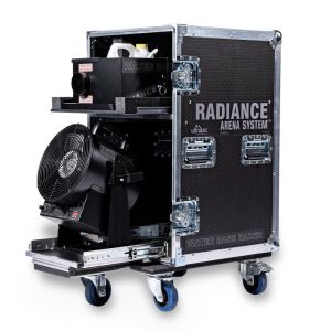 Ultratec Radiance Arena System - 500W Water-Based Haze Machine with TwisterX Fan and Roadcase