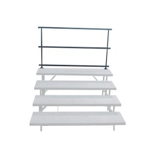 Staging 101 SCRGR - Single Pack of Rear Guardrail for 6FT Straight Choral Riser Panel with Mounting Hardware