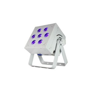 Blizzard Pro HotBox 5 RGBAW - 7 x 15W RGBAW LED Par with 25-Degree Beam in White Finish