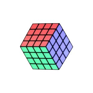 Blizzard Pro Squarodox 3D - 192 X RGB LED 3D Rubix Cube Effect