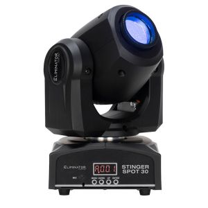 Eliminator Lighting Stinger Spot 30 - 30W LED Moving Head Spot with DMX and Sound Active Control
