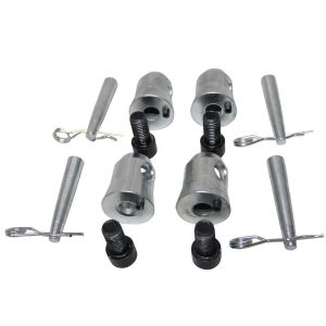 ProX XT-CP-103P - Set of 4 Half-Ended Conicals with Pins and Safety Clips for Junction Box