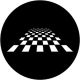 Rosco 78053 - Perspective Chessboard Steel Gobo