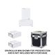 Showven Sparkular Portable 2-Pack - Bundle of (2) Sparkular Portable Pack in Black Finish with 2-Unit Roadcase